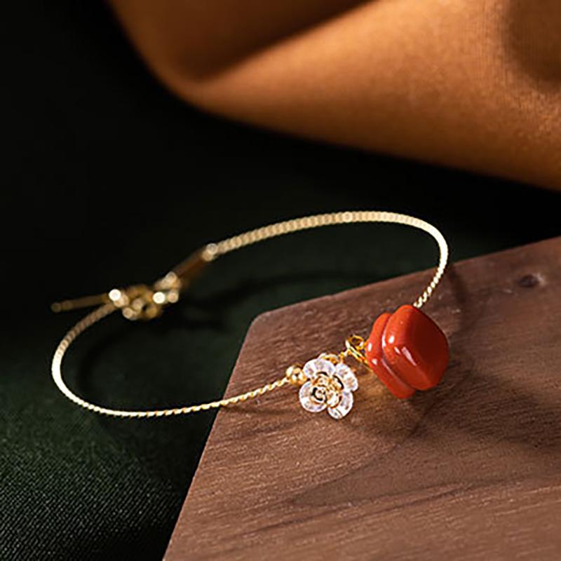 Personality Southern Red Agate Elegant Ladies Bracelet