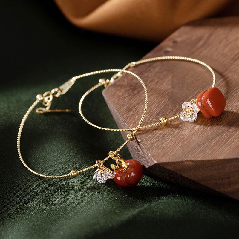 Personality Southern Red Agate Elegant Ladies Bracelet