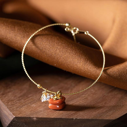 Personality Southern Red Agate Elegant Ladies Bracelet