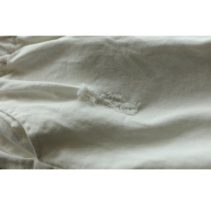 Plant Printed And Frayed Casual Harem Pants