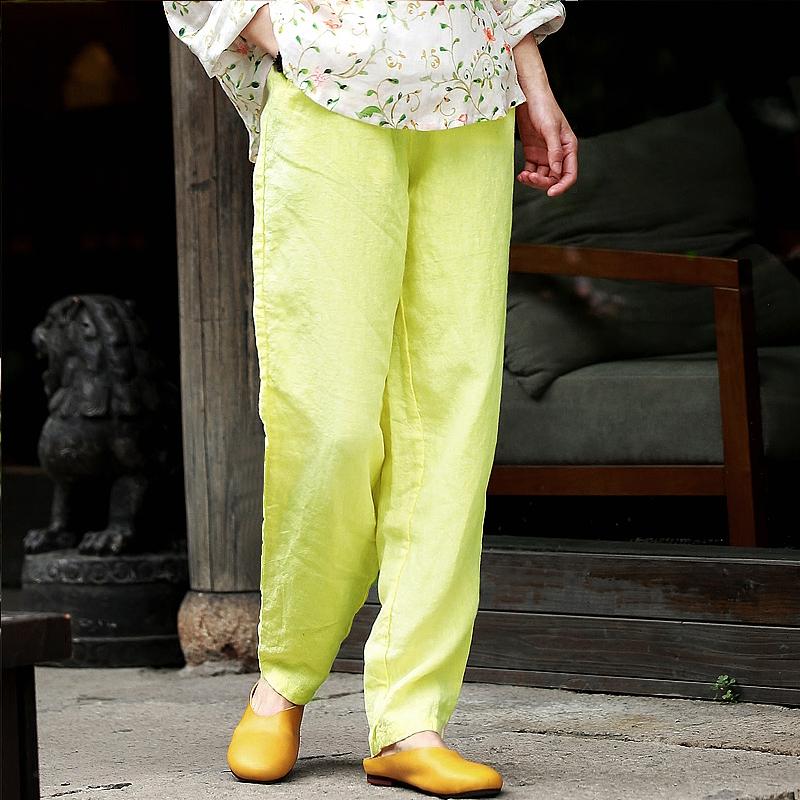 Plus Size Casual Solid Color Harem Pants