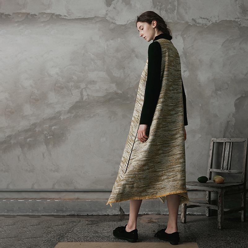 Plus Size Sleeveless A Line Loose Winter Dress