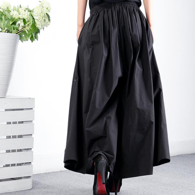 Plus Size Solid Color Comfortable Wide Leg Pants