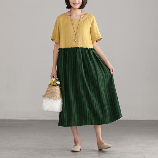 Plus Size Women Summer Commuter Loose Dress