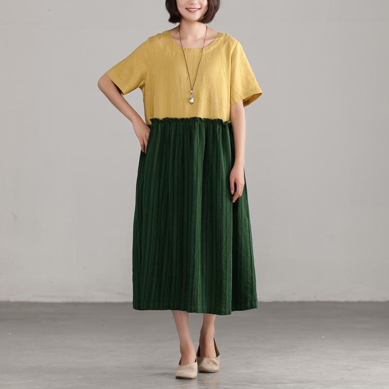 Plus Size Women Summer Commuter Loose Dress