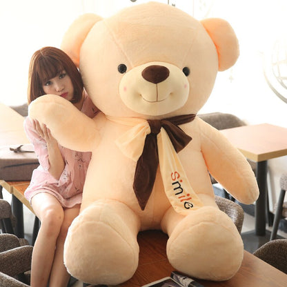 Plush Toy Bow Tie Bear Smiling Bear Teddy BearDoll Pillow Kids Girls Popular Valentine Birthday Gift