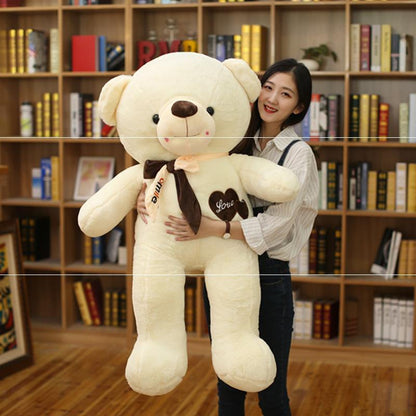 Plush Toy Bow Tie Bear Smiling Bear Teddy BearDoll Pillow Kids Girls Popular Valentine Birthday Gift