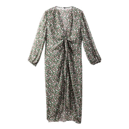 Polyester Hollow Out Dot Long Sleeve Coat