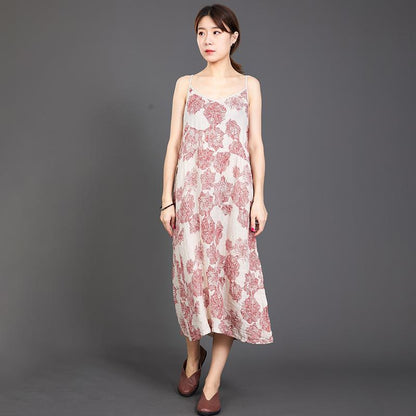 Printed Soft Comfortable Cool Slip Dress