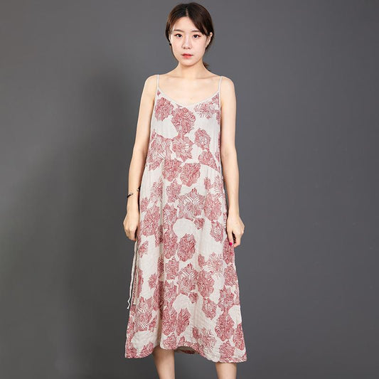 Printed Soft Comfortable Cool Slip Dress