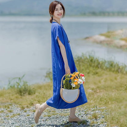 Pullover Elegant Solid Color Comfortable Dress
