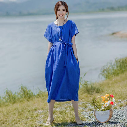 Pullover Elegant Solid Color Comfortable Dress