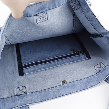Pure Color Casual Classical Tote Bag