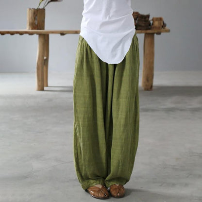 Pure Color Retro Soft Comfortable Loose Bloomers