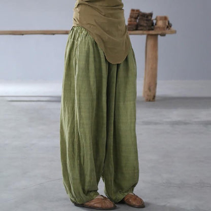 Pure Color Retro Soft Comfortable Loose Bloomers