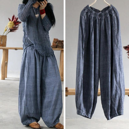 Pure Color Retro Soft Comfortable Loose Bloomers