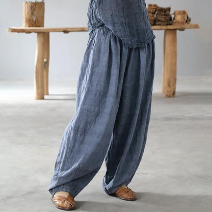 Pure Color Retro Soft Comfortable Loose Bloomers