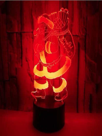 3D Lamp Santa Color Switch Christmas Decoration Light