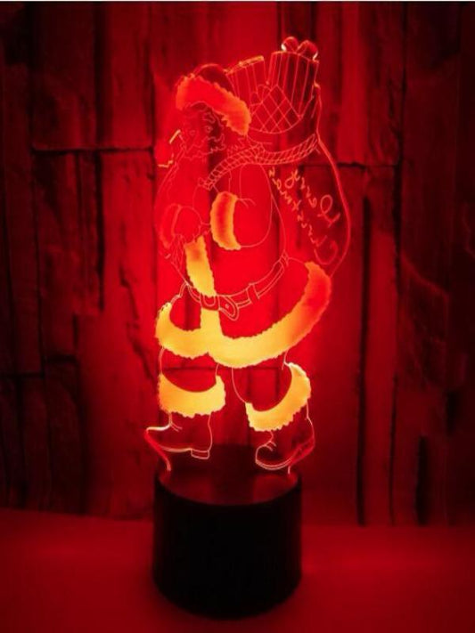 3D Lamp Santa Color Switch Christmas Decoration Light