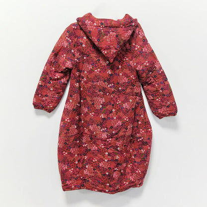 Women Winter Casual Floral Cardigans Long Sleeve Coat