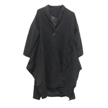 Women Autumn Stitching Loose Casual Jacket Coat