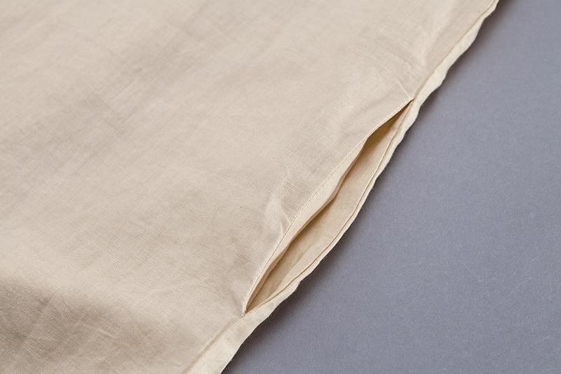 Ramie Short Sleeve Round Neck Commuter Dress