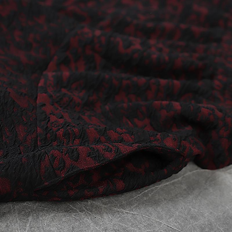 Retro Personality Jacquard Wide Leg Pants