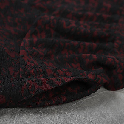 Retro Personality Jacquard Wide Leg Pants