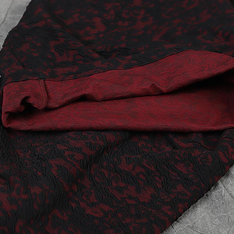 Retro Personality Jacquard Wide Leg Pants