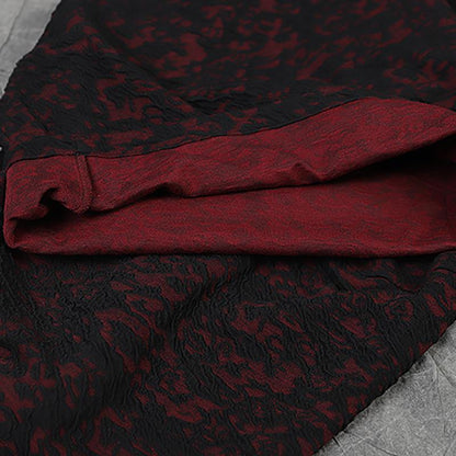Retro Personality Jacquard Wide Leg Pants
