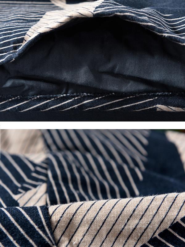 Retro Printed Thick Warm Skirt