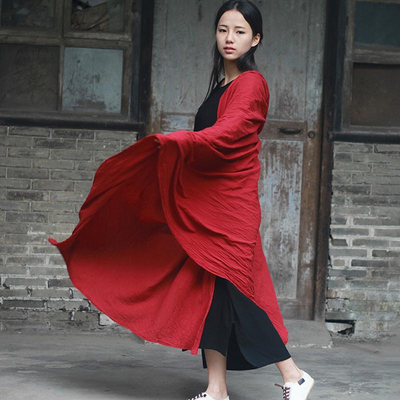 Retro Solid Color Extra Long Scarf