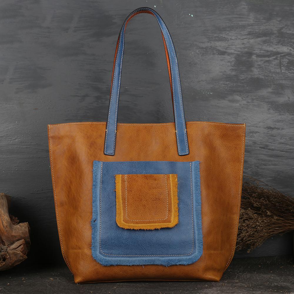 Retro Square Magnetic Buckle Shoulder Bag