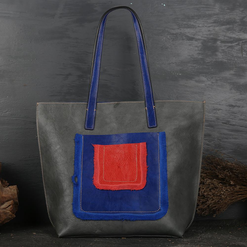 Retro Square Magnetic Buckle Shoulder Bag