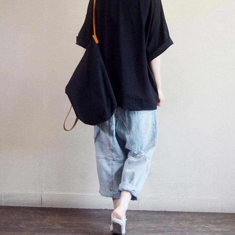 Round Neck Cartoon Loose Casual T-Shirt