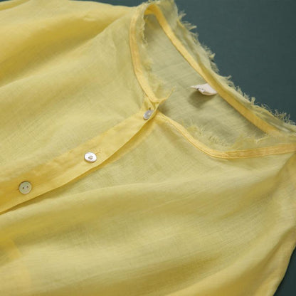 Ruffle Collar Spliced Batwing Sleeve Blouse