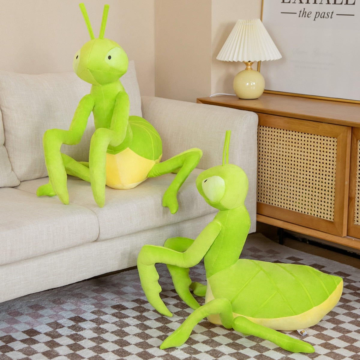 Simulation Green Mantis Plush Stuffed Animal Plush Toy Soft Toy Stuffed Toy Cuddly Toys Gifts for Kids