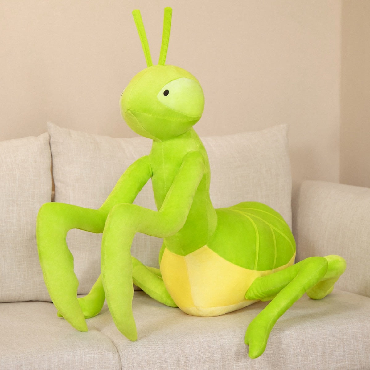 Simulation Green Mantis Plush Stuffed Animal Plush Toy Soft Toy Stuffed Toy Cuddly Toys Gifts for Kids