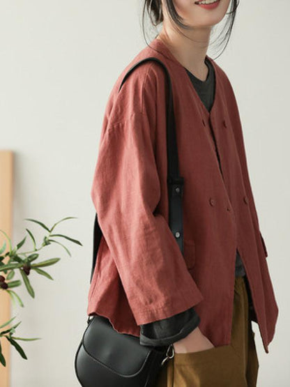 RETRO COTTON SUIT JACKET