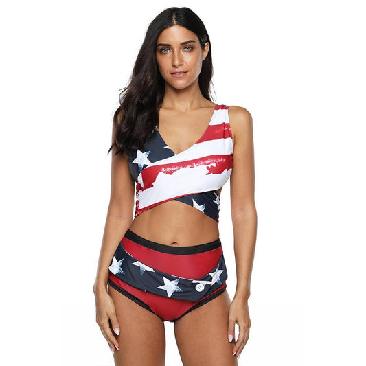 Sexi xxxl bikini swimwear two piece set swimwear white swimwear elastic rubber band - Zebrant