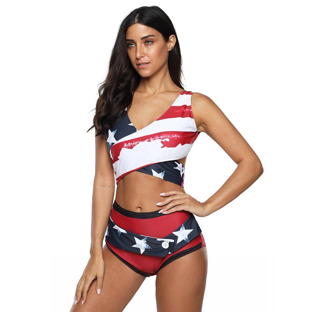 Sexi xxxl bikini swimwear two piece set swimwear white swimwear elastic rubber band - Zebrant