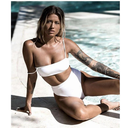 Sexy High Waist Bikini Set Swimsuit Popular Swimming Suit Biquini - Zebrant