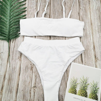 Sexy High Waist Bikini Set Swimsuit Popular Swimming Suit Biquini - Zebrant