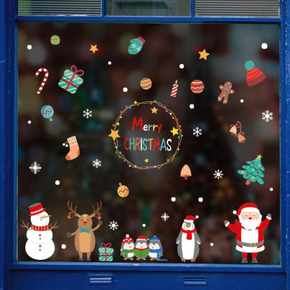 Shop Glass Window Door Decoration-Wall Sticker