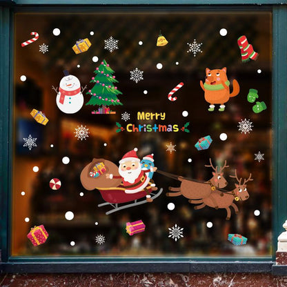 Shop Glass Window Door Decoration-Wall Sticker