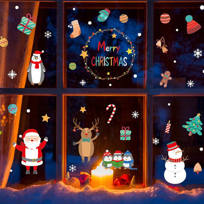 Shop Glass Window Door Decoration-Wall Sticker