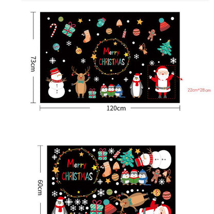 Shop Glass Window Door Decoration-Wall Sticker