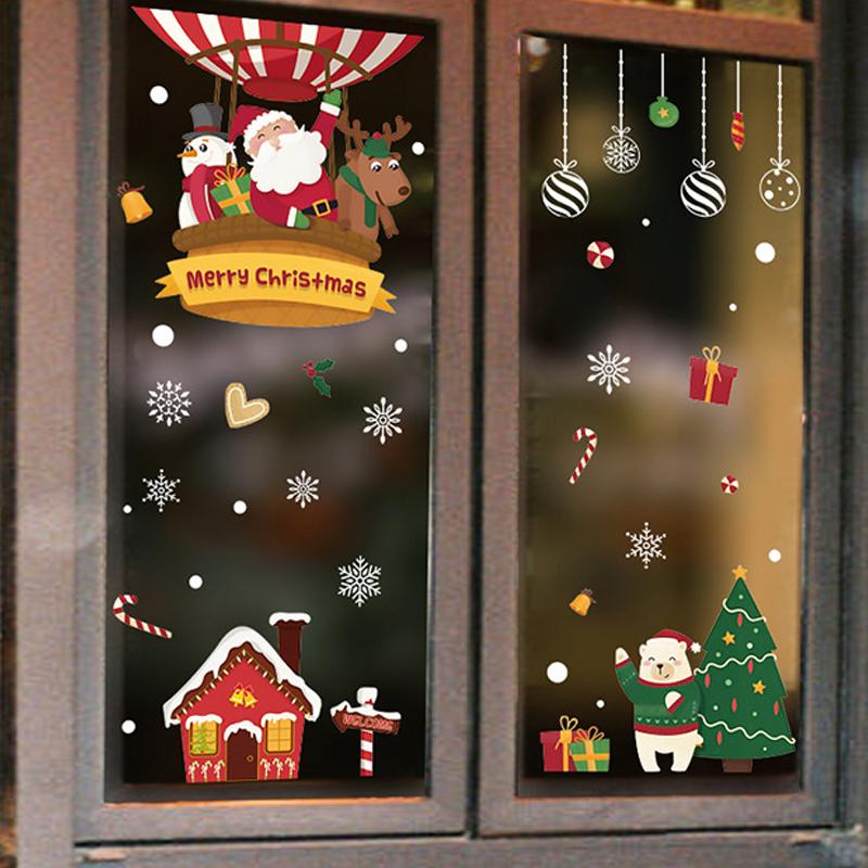 Shop Glass Window Door Decoration-Wall Sticker