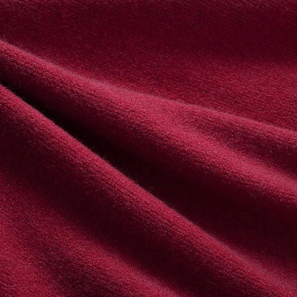 Short Sleeve Pure Color Knit Dress