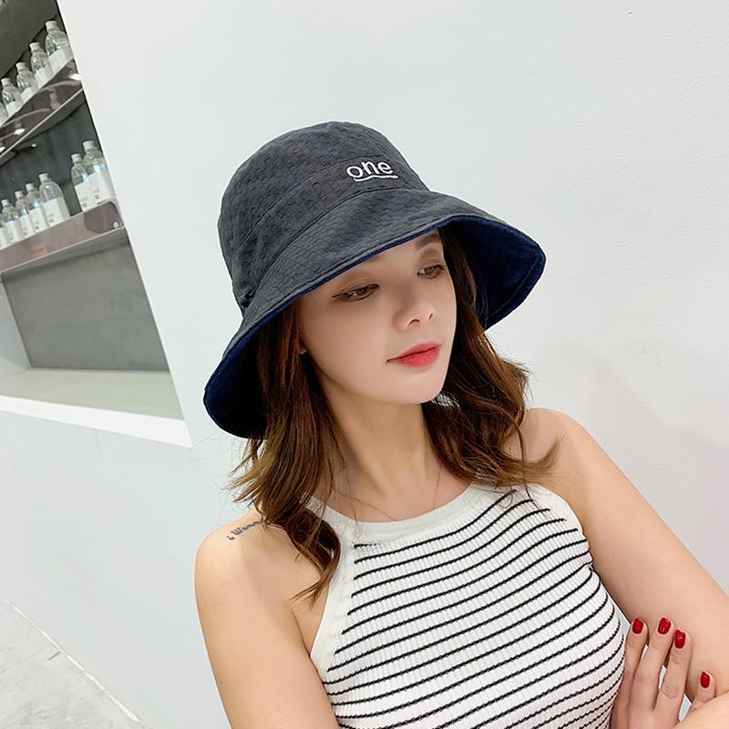 Simple Letter Printed Sunscreen Sun Hat